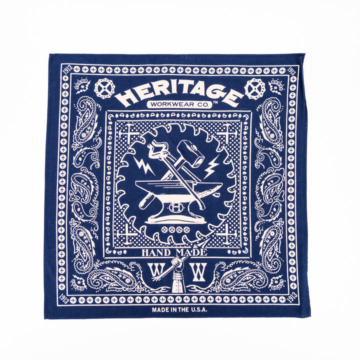 Heritage Bandana - Blue - Heritage Workwear