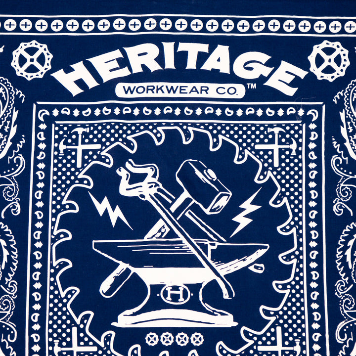 Heritage Bandana - Blue - Heritage Workwear