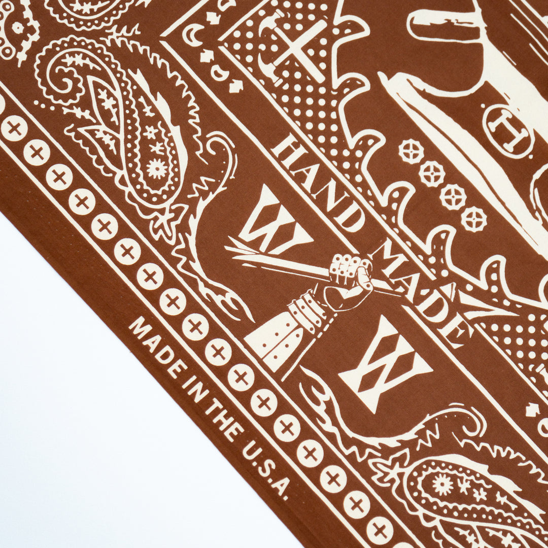 Heritage Bandana - Brown - Heritage Workwear