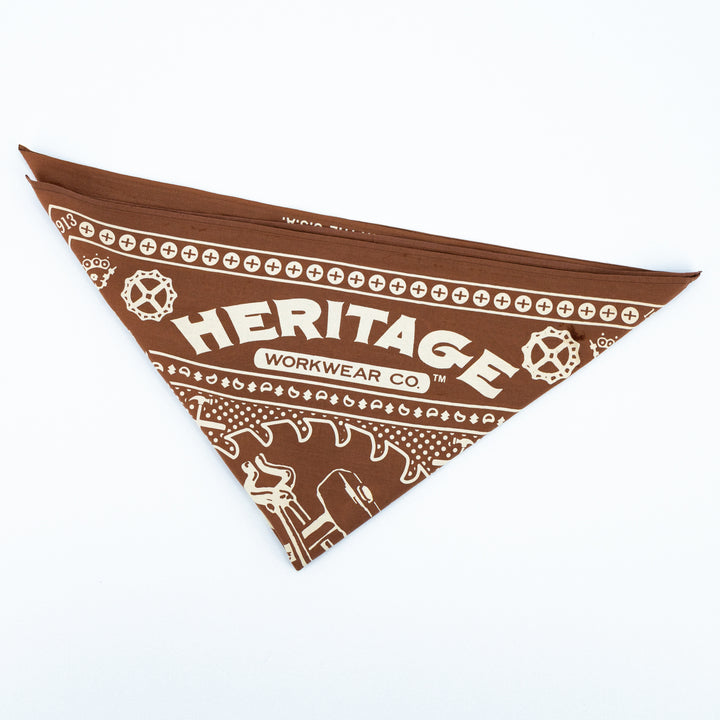 Heritage Bandana - Brown - Heritage Workwear