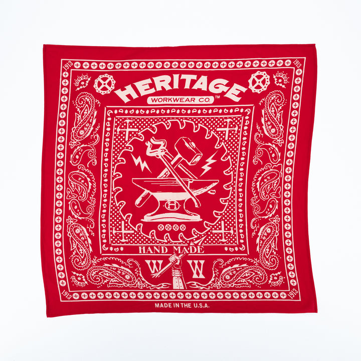 Red Heritage Bandana - Heritage Workwear