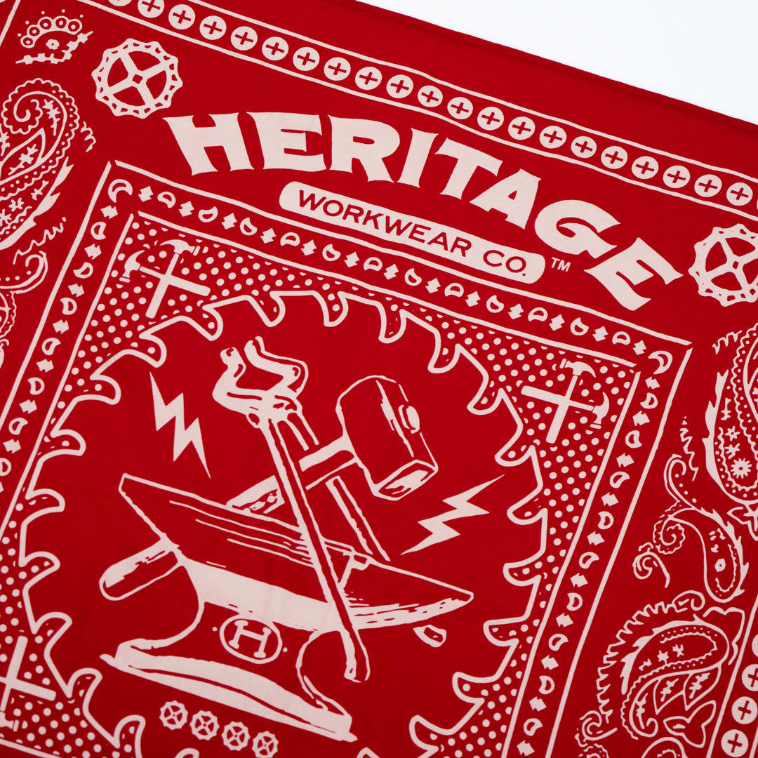 Red Heritage Bandana - Heritage Workwear