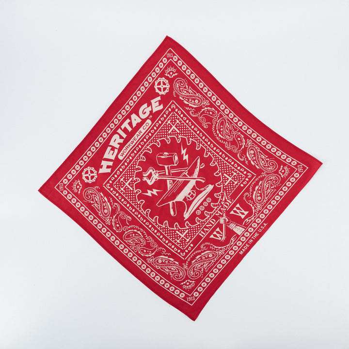 Red Heritage Bandana - Heritage Workwear