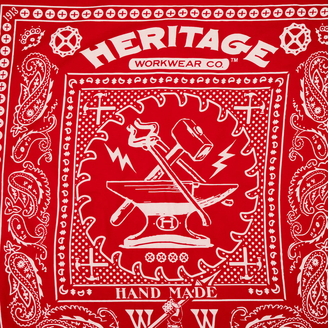 Red Heritage Bandana - Heritage Workwear