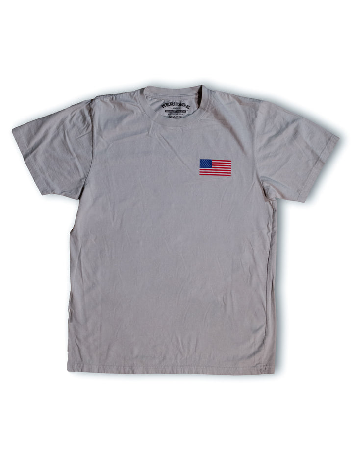 Heritage Flag Tee - Tin Cup - Heritage Workwear