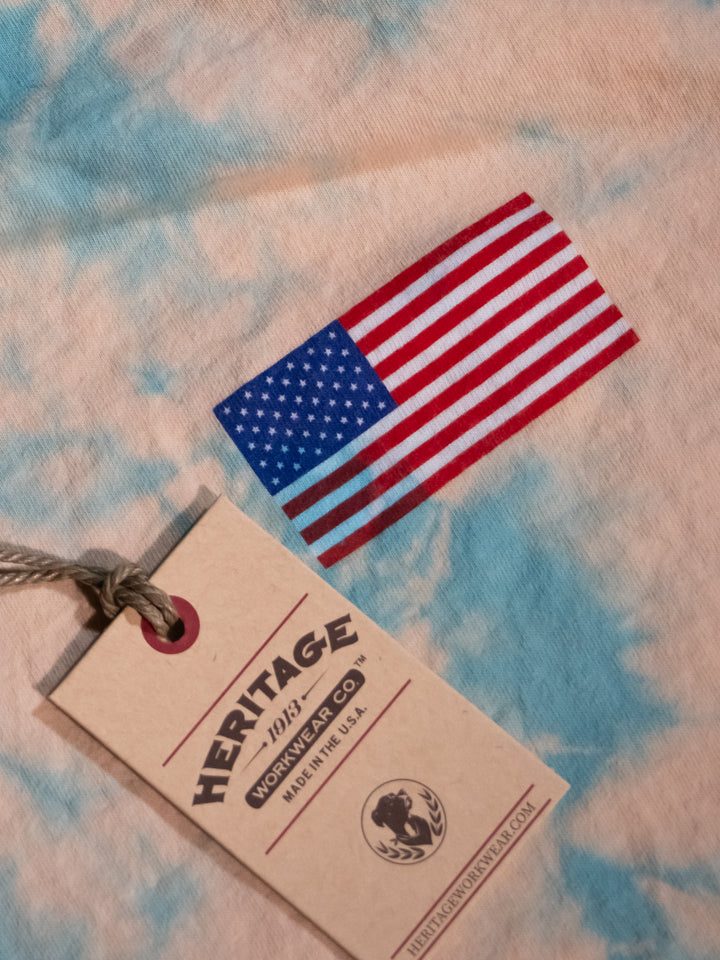 Heritage Flag Tee - Tie Dye - Heritage Workwear