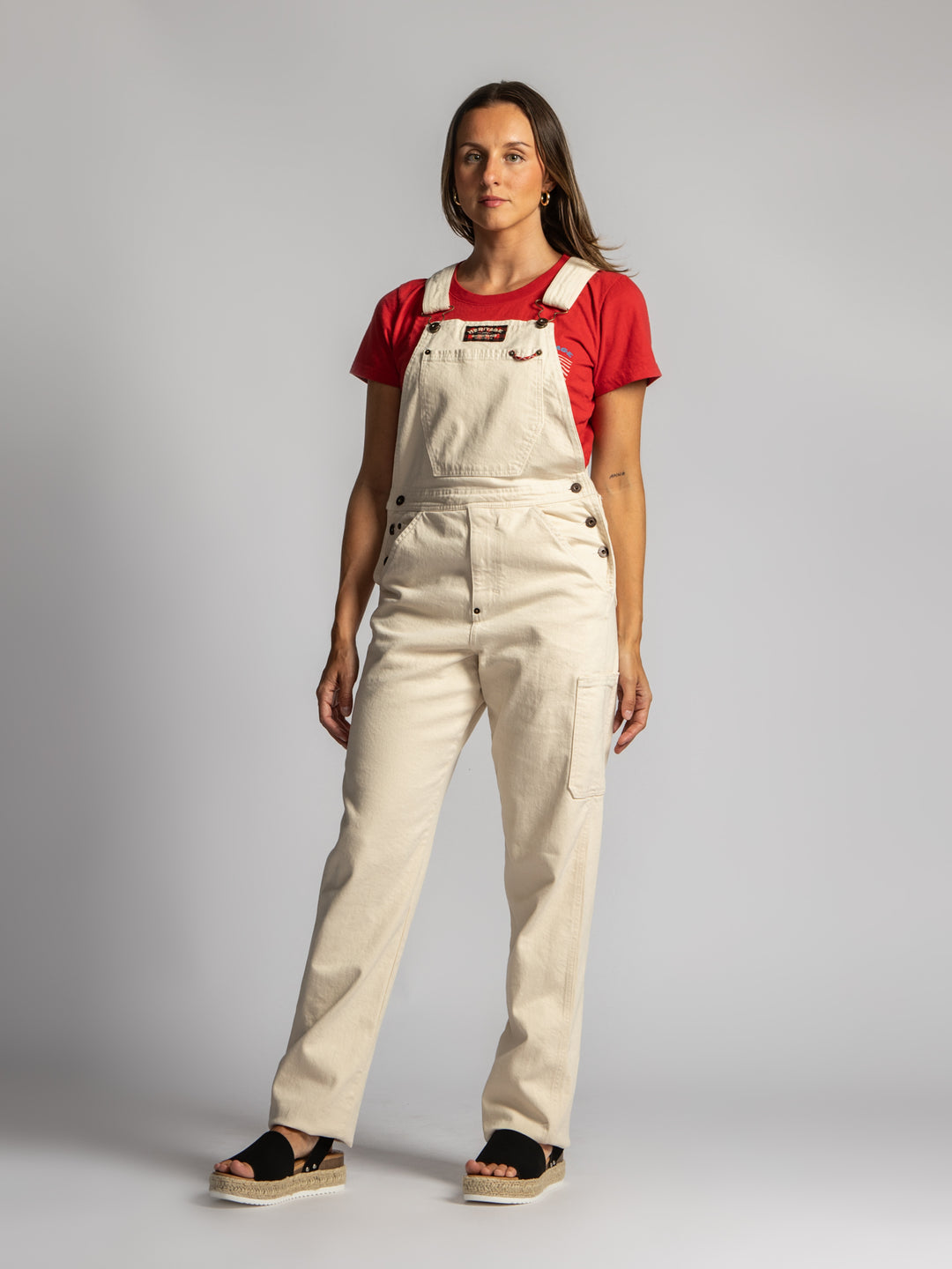 Workwear Ecru Denim Twill Overall - Heritage Workwear