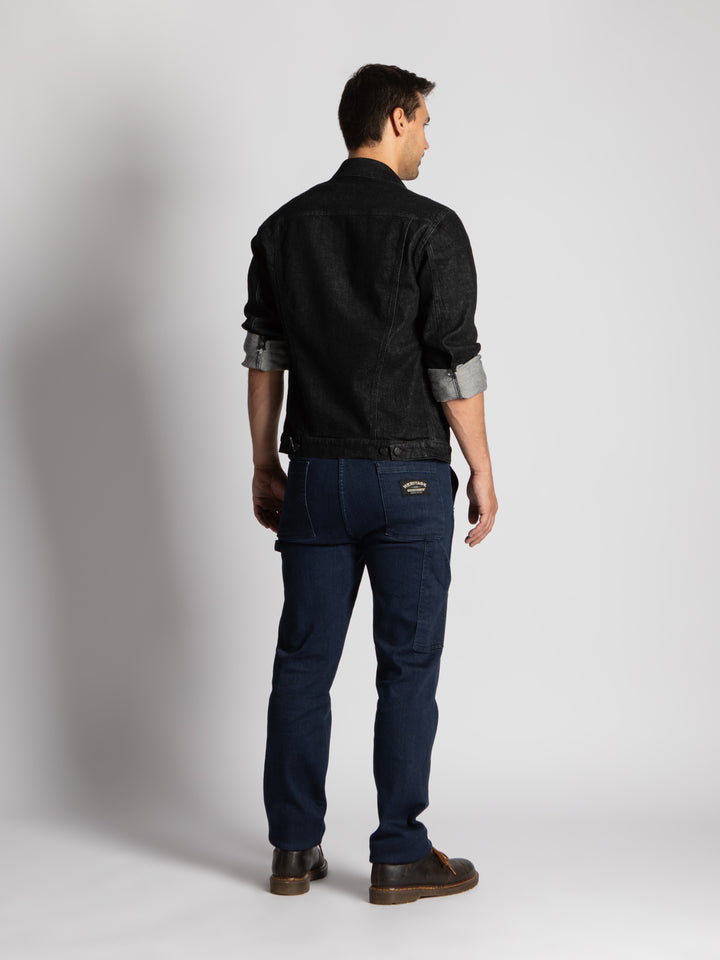 Workwear Gibson Jacket - Black Denim - Heritage Workwear