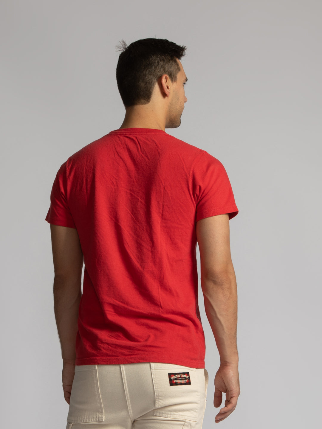 Heritage Unisex Flag Tee - Red - Heritage Workwear