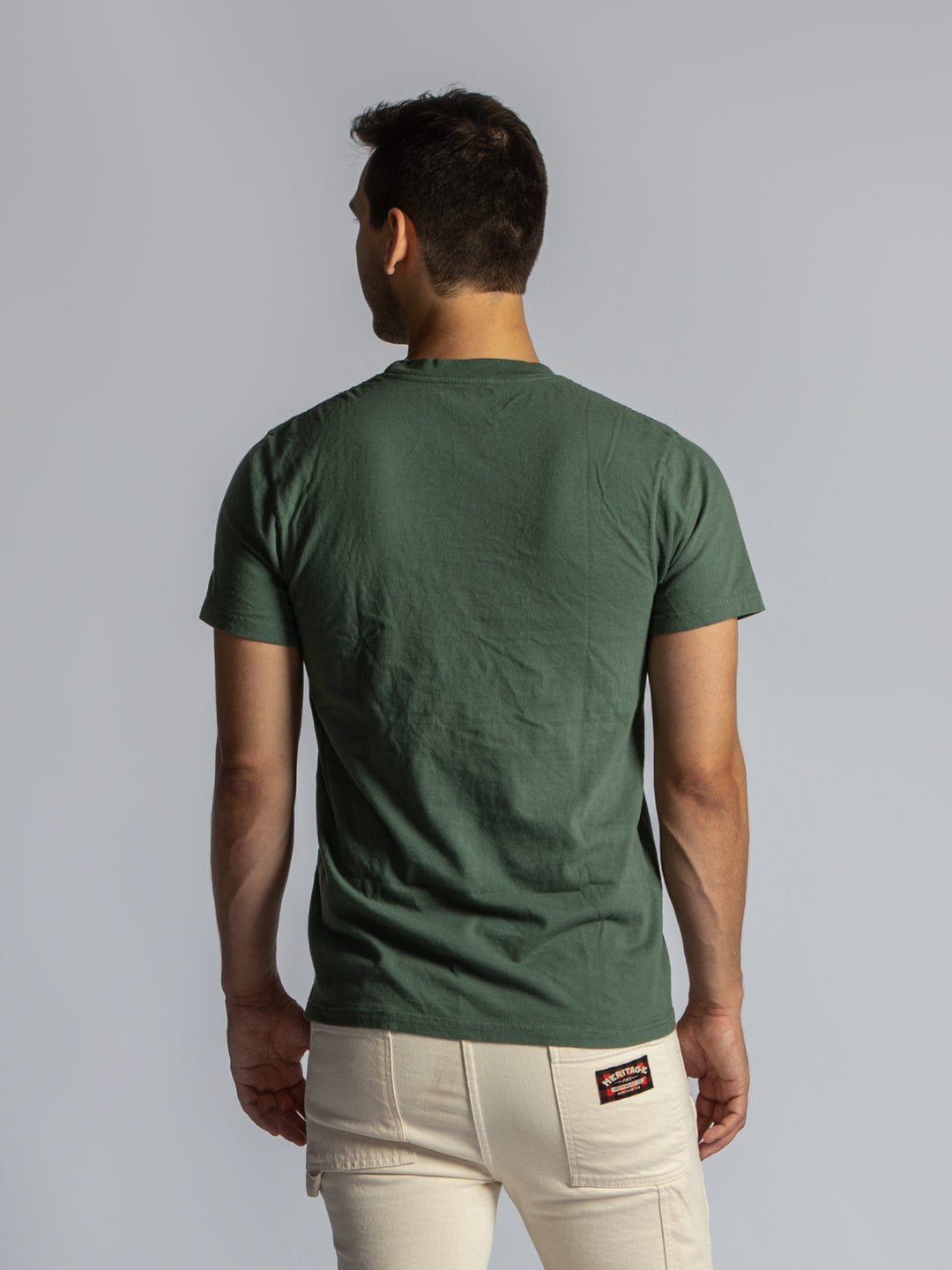 Heritage Unisex Flag Tee - Green - Heritage Workwear