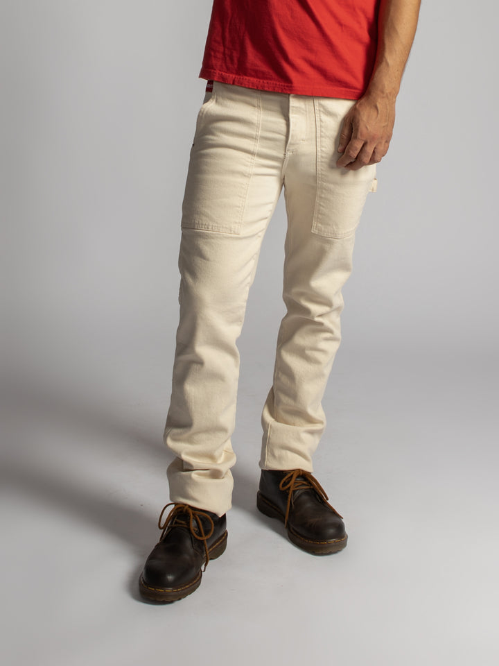 Workwear Ecru Twill Work Pant - Heritage Workwear