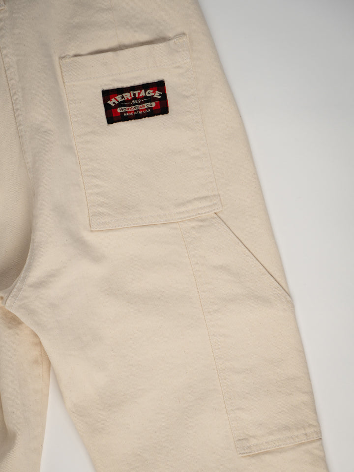 Workwear Ecru Twill Work Pant - Heritage Workwear