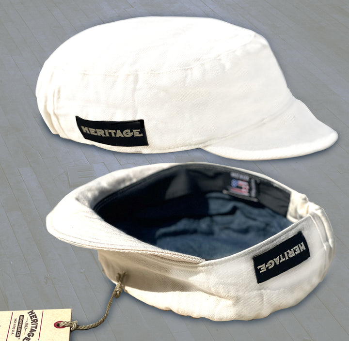 Heritage Foldable Cap - Ecru - Heritage Workwear