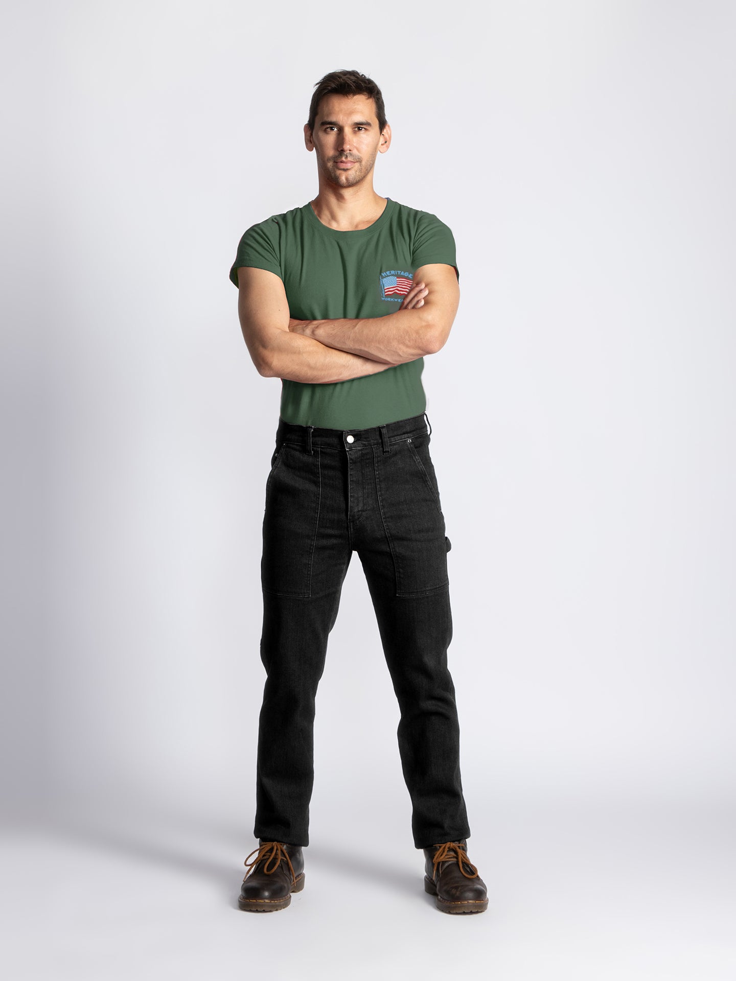 Workwear Denim Work Pant - Black | Durable & Functional