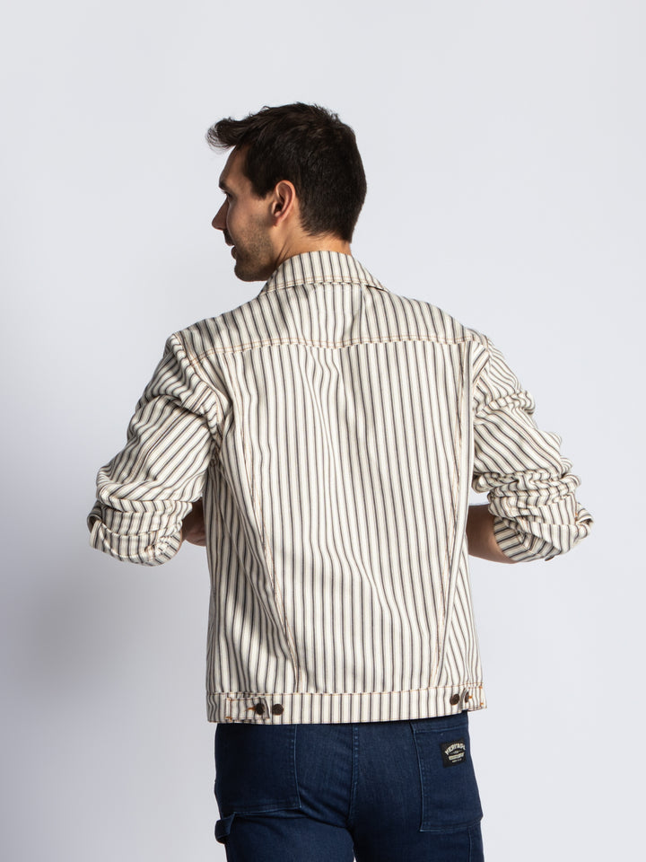 Workwear Gibson Jacket - Mattress Stripe - Heritage Workwear