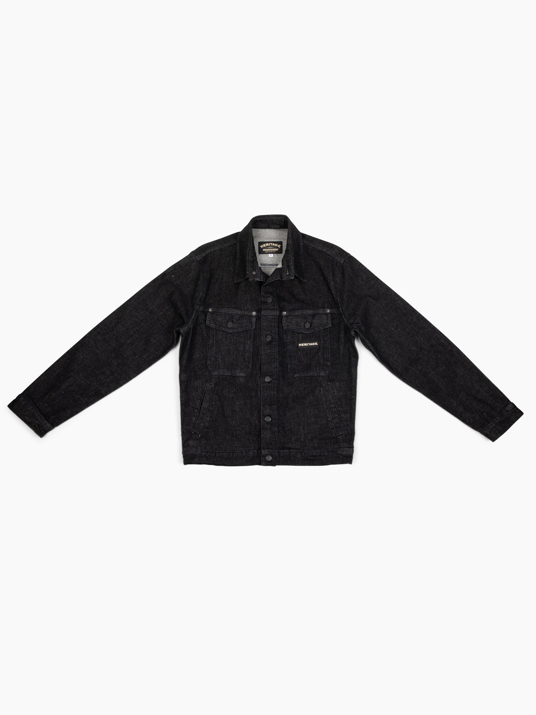 Workwear Gibson Jacket - Black Denim