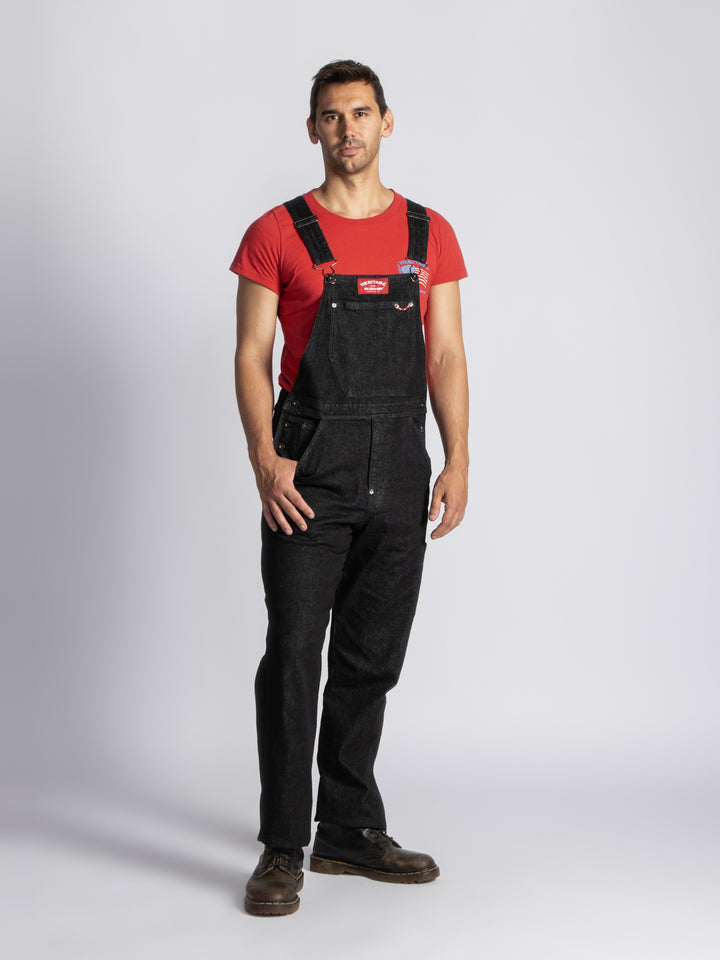 Workwear Denim Overall - Black - Heritage Workwear