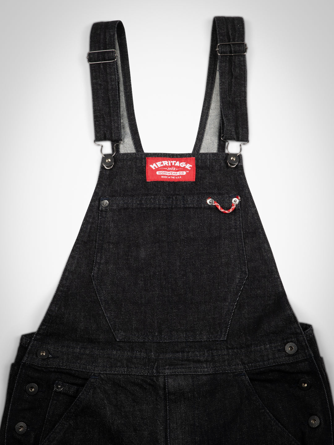 Workwear Denim Overall - Black - Heritage Workwear