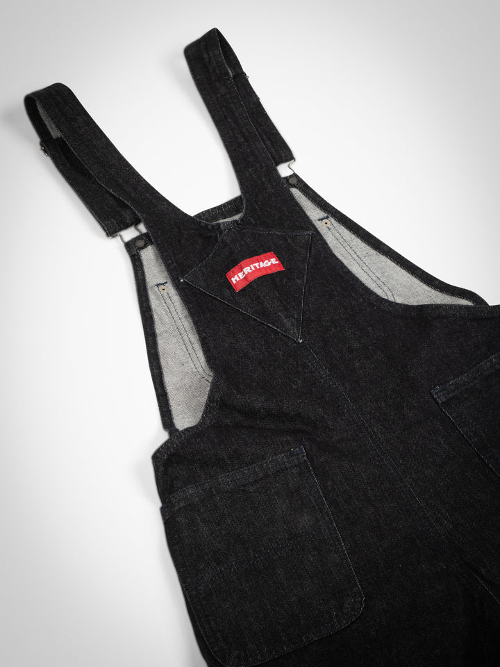 Workwear Denim Overall - Black - Heritage Workwear